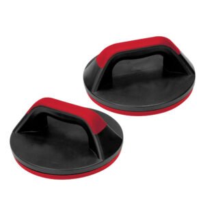 Essential Swivel Perfect Push-up handles, Pair, Black & Red